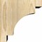 Ekena Millwork Mediterranean Rough Sawn Corbel, Douglas Fir, 6"W x 8"D x 8"H COR06X08X08MED00RDF - alternate 2